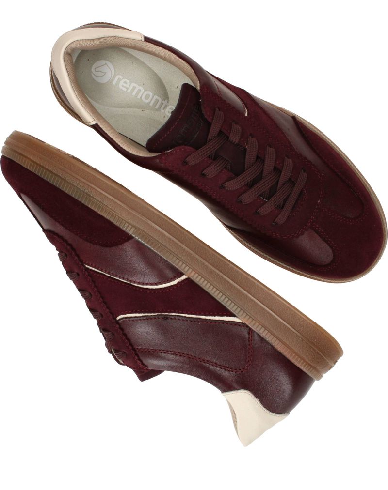 Remonte Veterschoenen Rood Dames