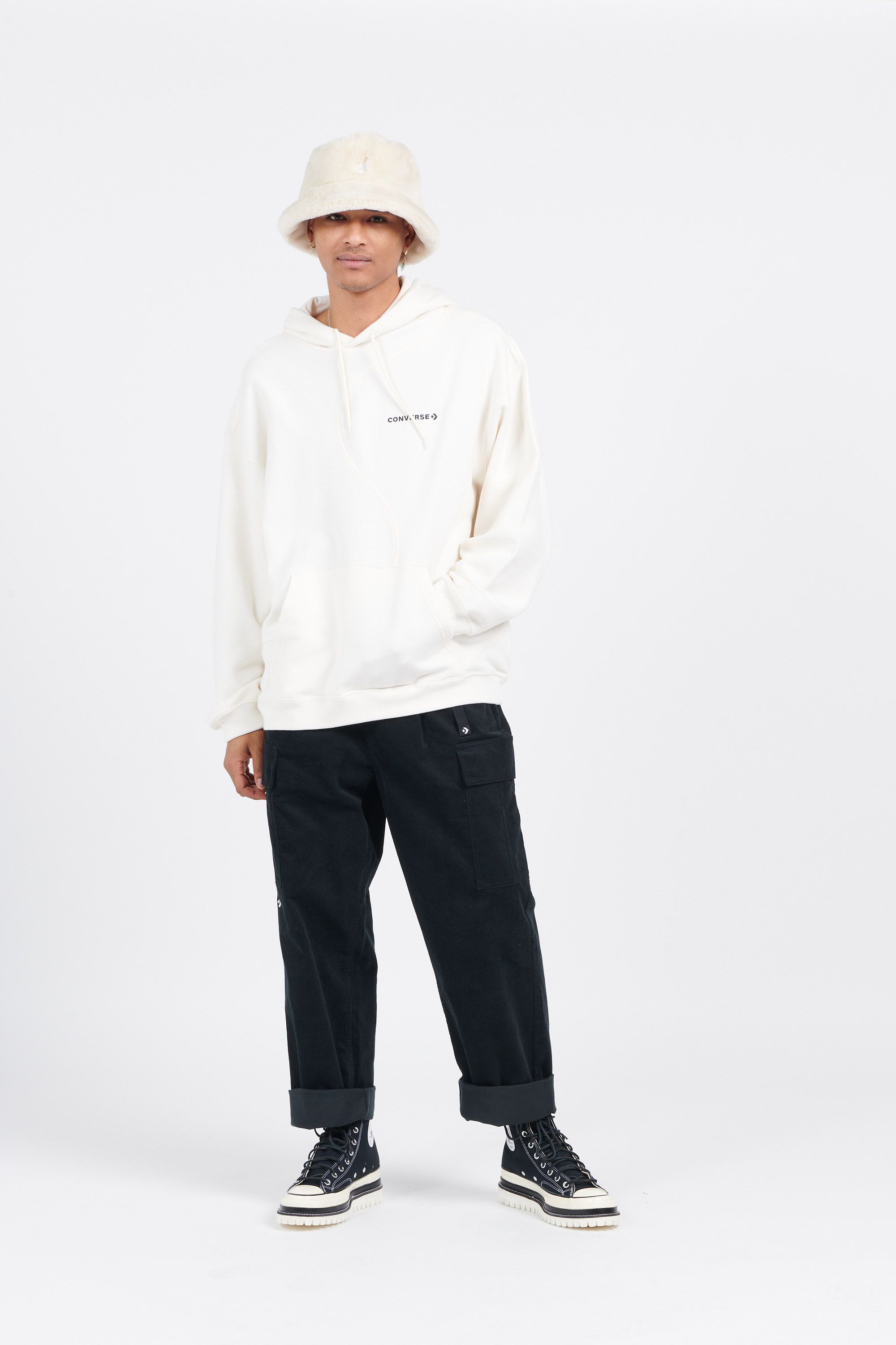 CONVERSE Pantalon  CORDUROY CARG Noir