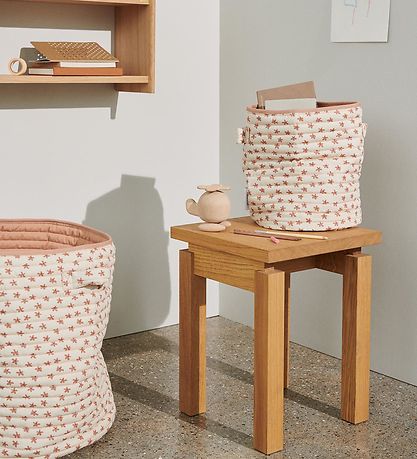 Liewood Aufbewahrungskorb - 46x40 cm - Lia - Quilted - Floral/Se