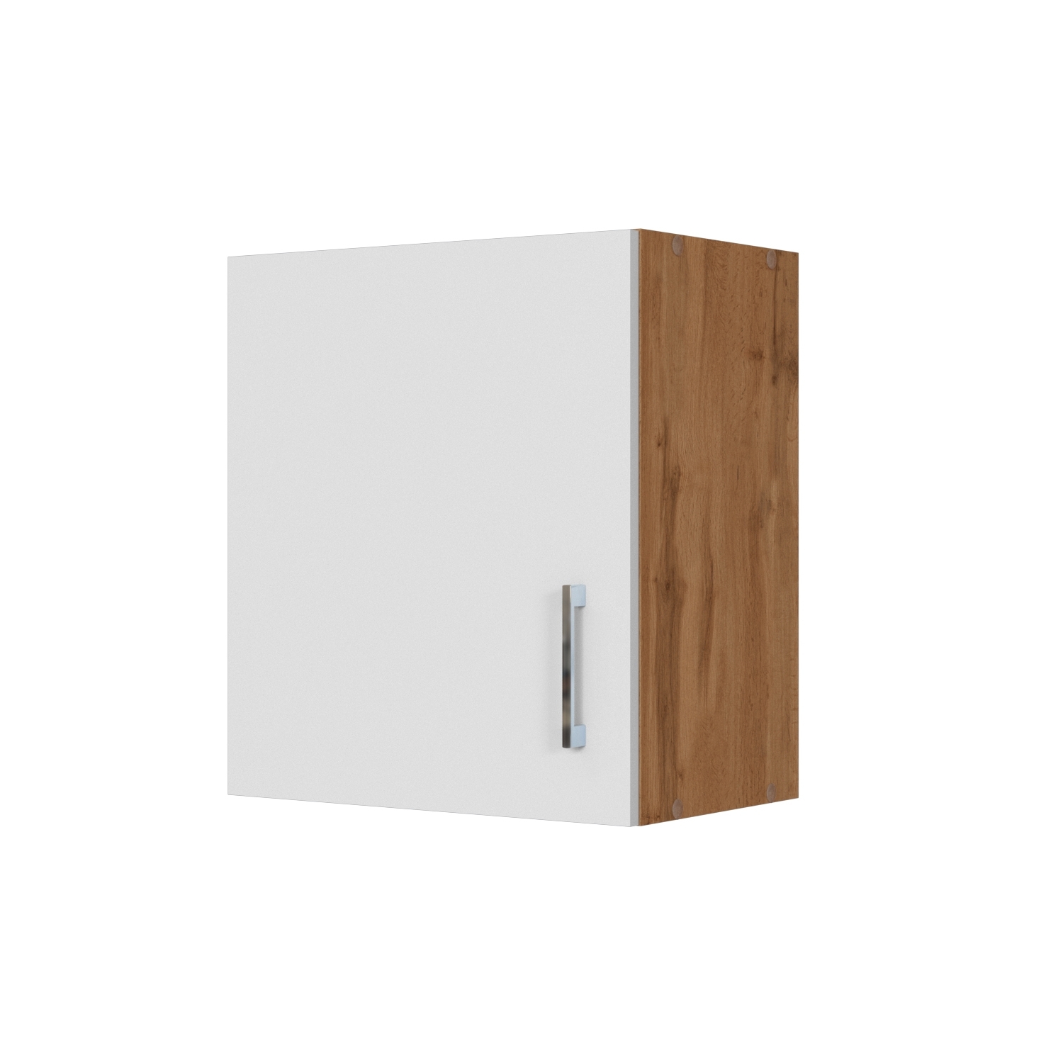 Hängeschrank SORRENTO - weiß - Wotan Eiche - 50 cm breit