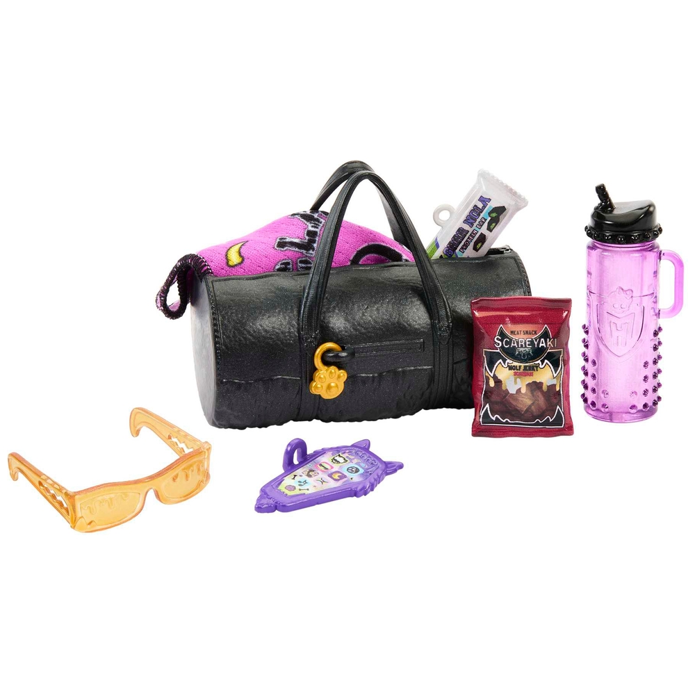 Monster High Clawd Wolf Puppe mit Haustier und Zubehör