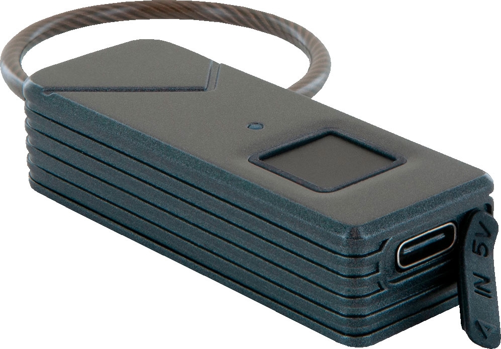 Schwaiger Zelt- / Rucksackschloss mit Fingerabdrucksensor