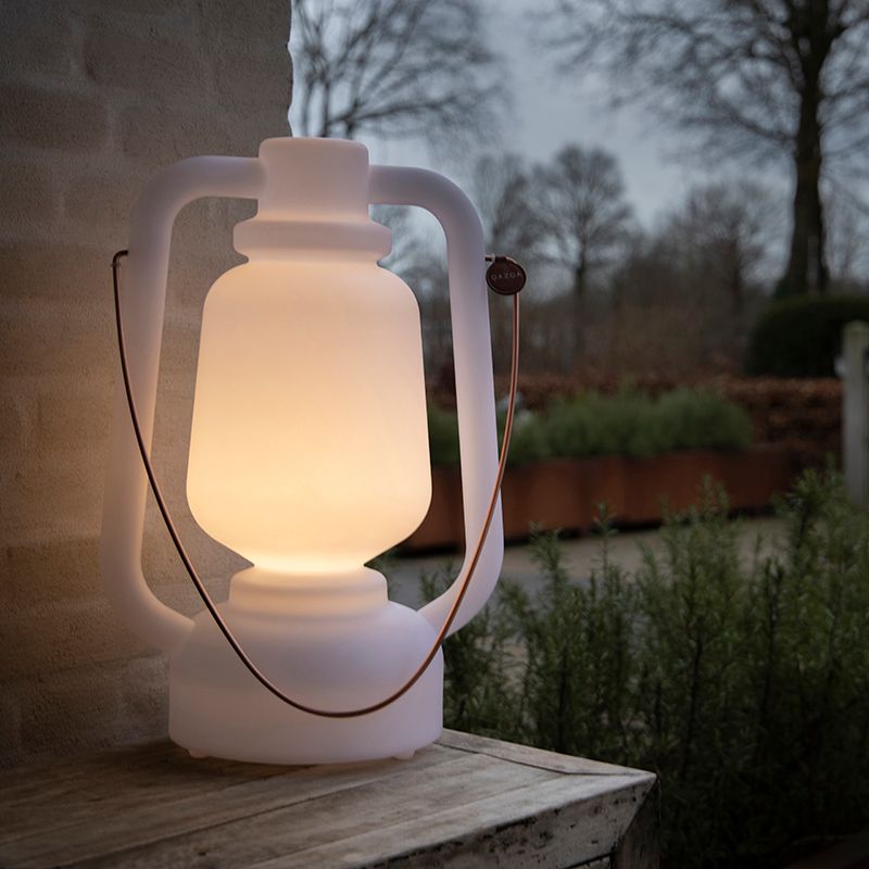 Vloerlamp wit 51 cm IP44 - Storm Large