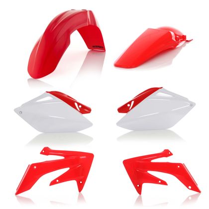 Kit plastiques Acerbis Couleur - Rouge / Blanc