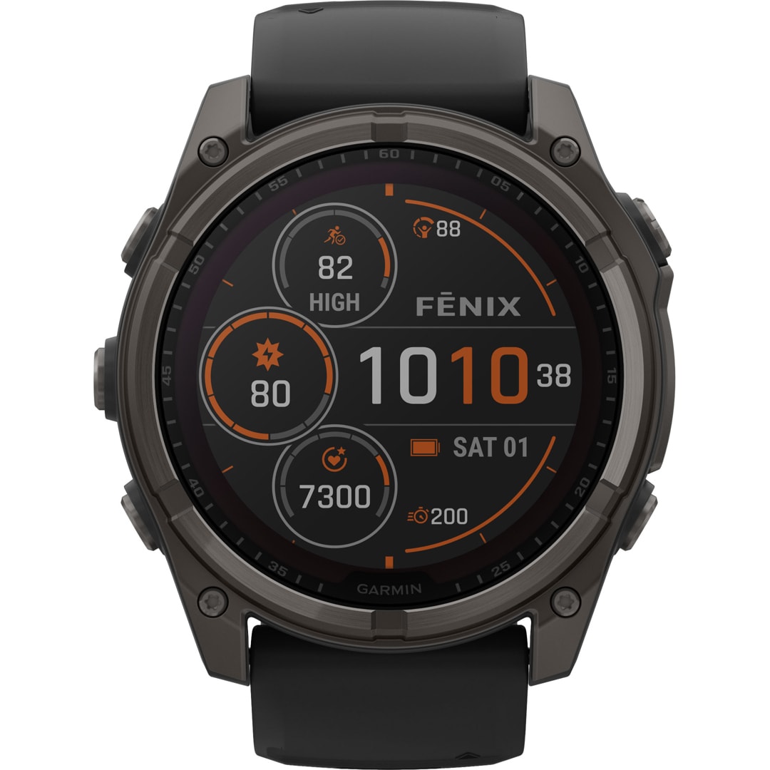 Garmin Fenix 8 - 51mm SOLAR Sapphire Graphit / Carbongrau