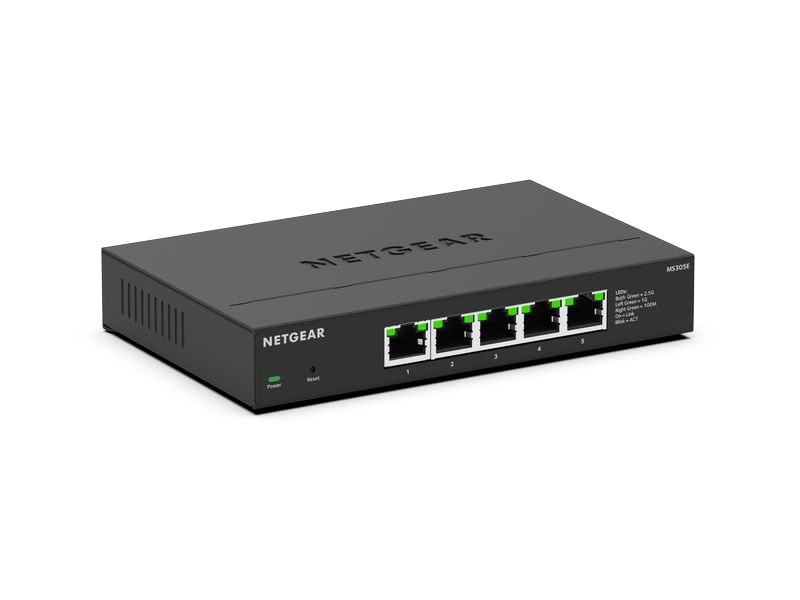 Netgear Switch MS305E 5 x 2.5G Port 5-Port Multi-Gigabit 2.5G Ethernet Unmanaged Switch
