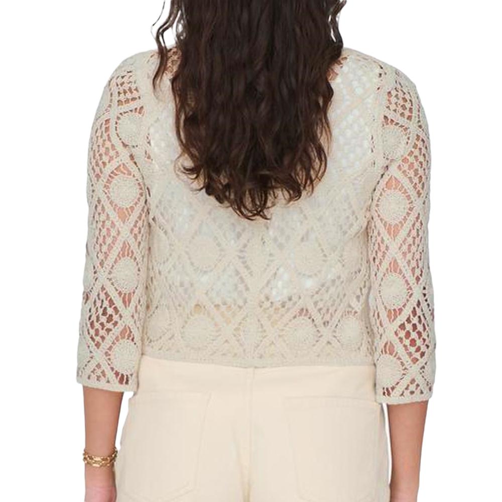 Only Gilet Beige Femme Only Celia