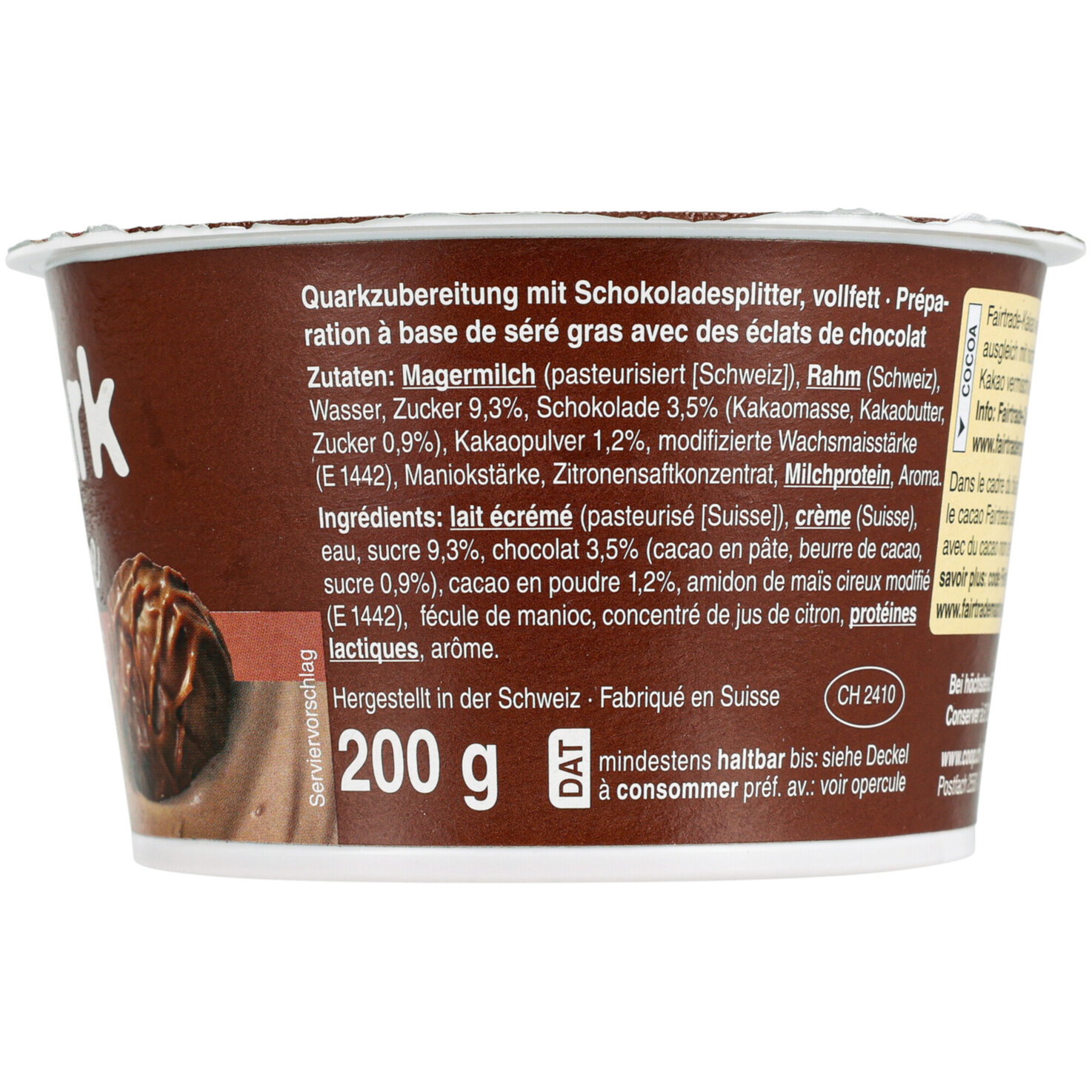 Quarkcrème Truffes