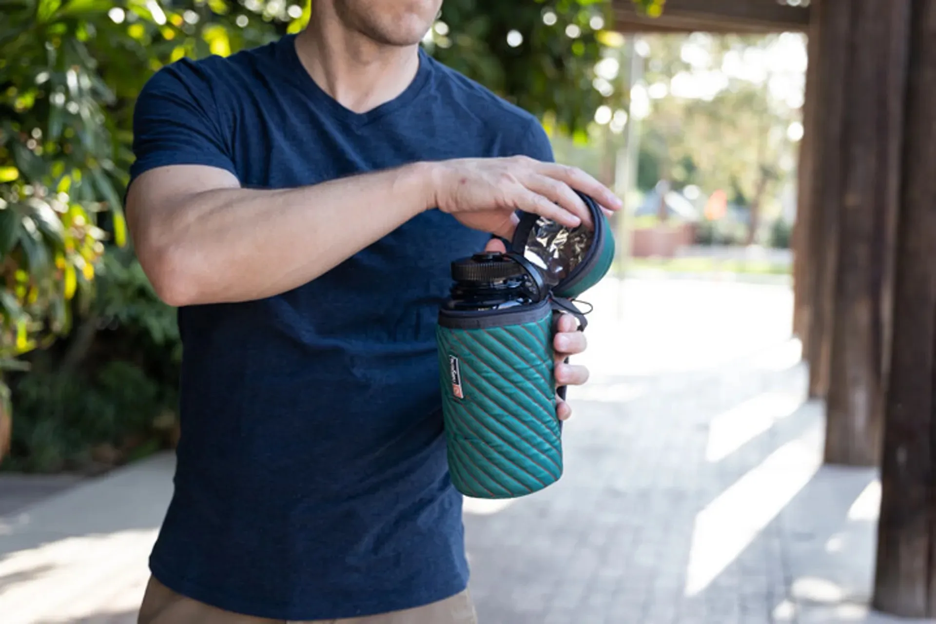 Nalgene Insulated Sleeve with Lid For 1L Teal