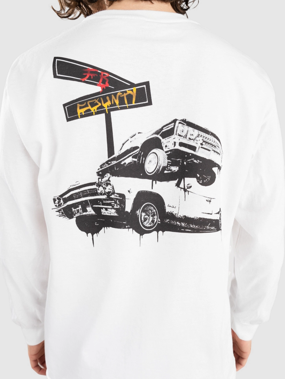FB County Bounce To The Ounce Long Sleeve T-Shirt white