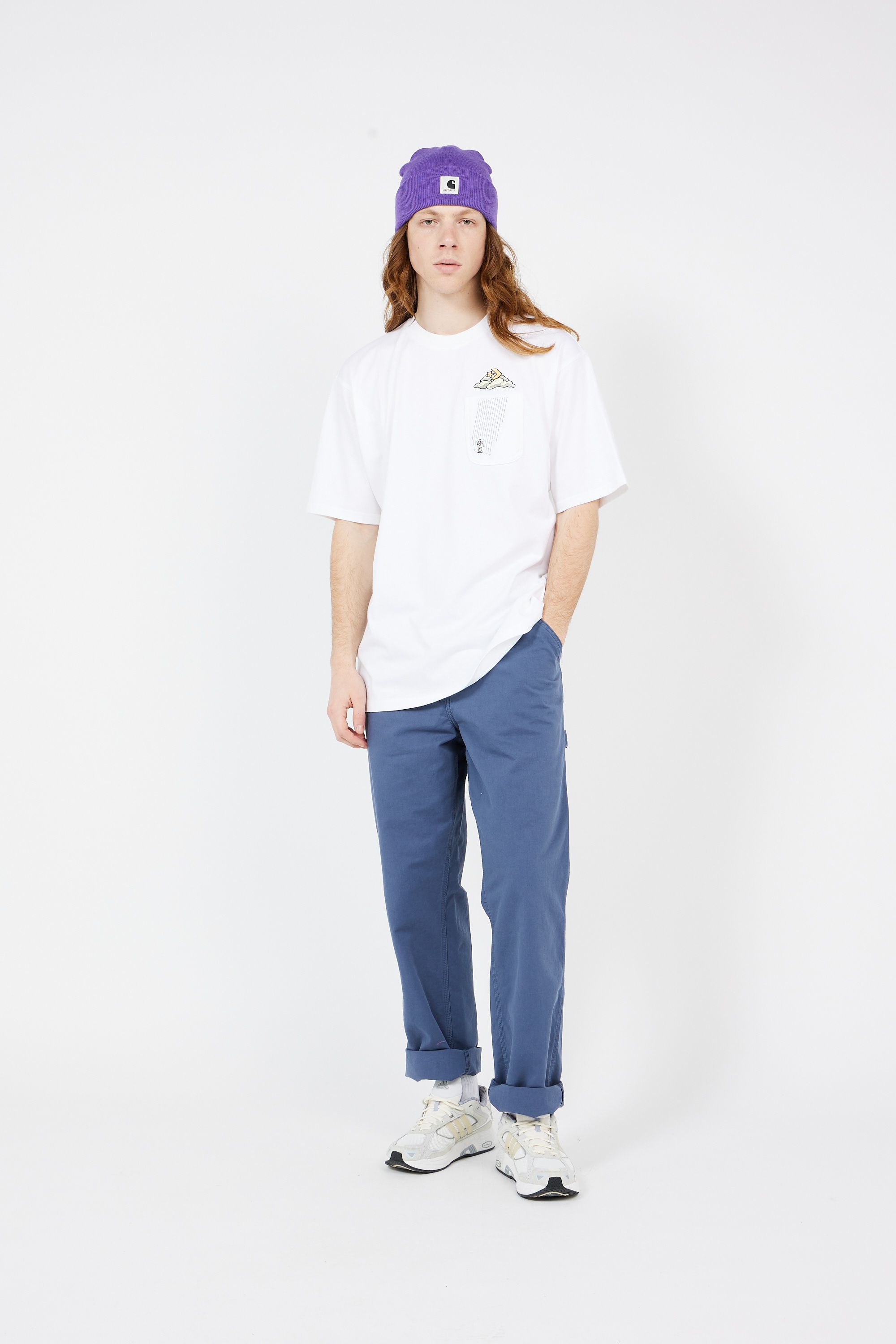 CONVERSE t-shirt NOVELTY CLOUD Violet