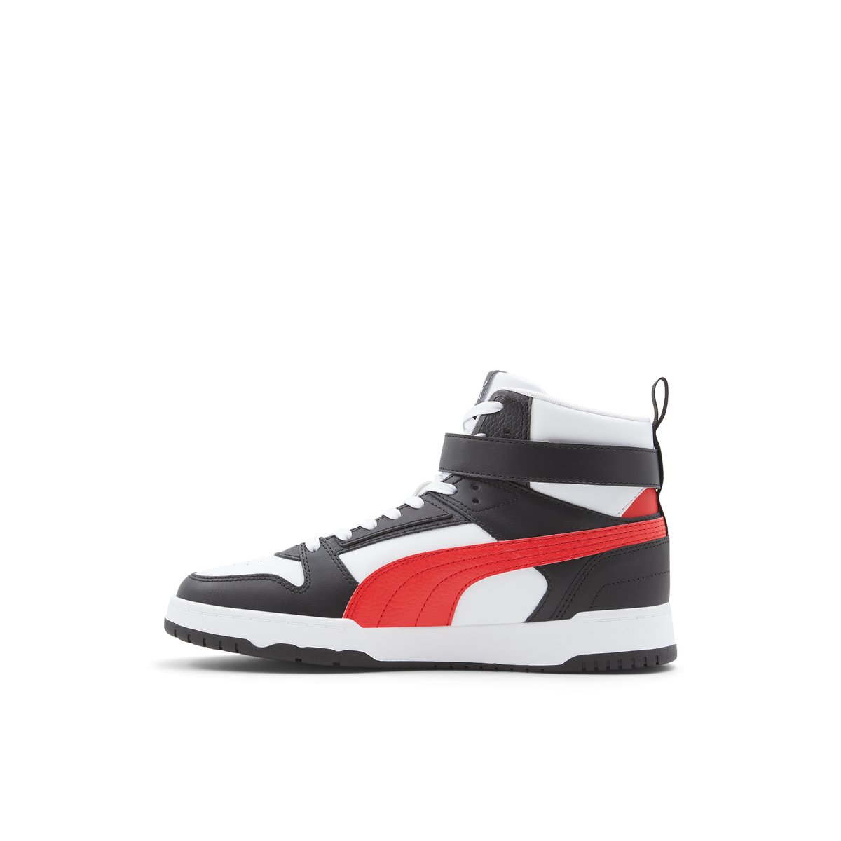 PUMA-Rebound-m-Baskets montantes - Talon plat - Noir
