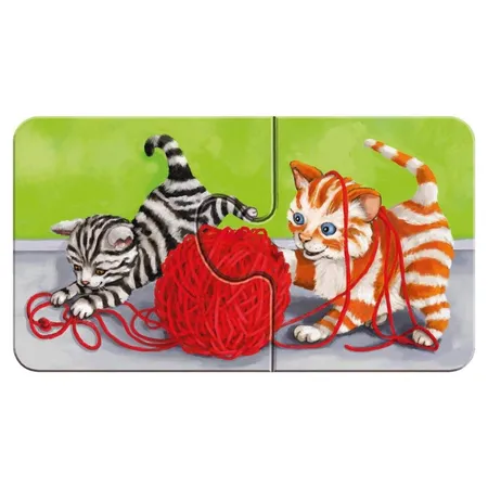 Ravensburger Puzzle Liebenswerte Tiere, 9 x 2 Teile