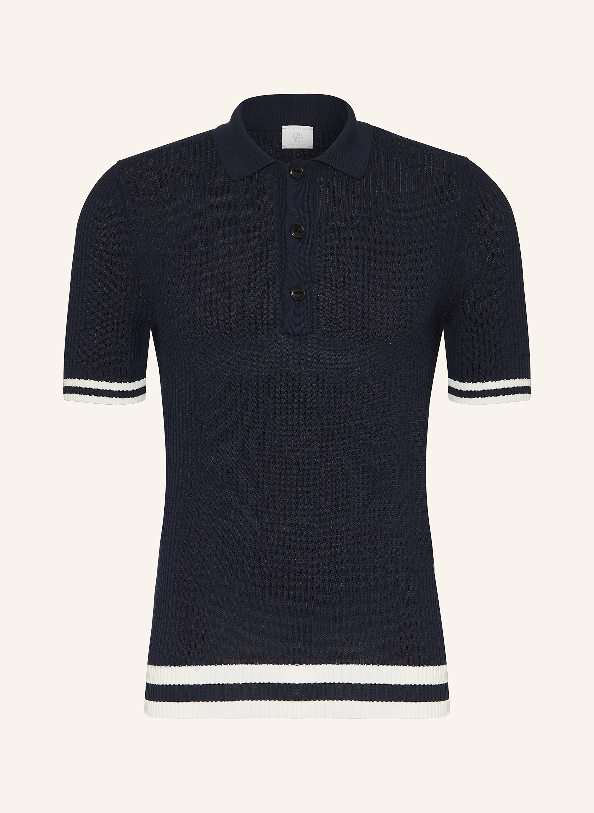 eleventy Strick-Poloshirt