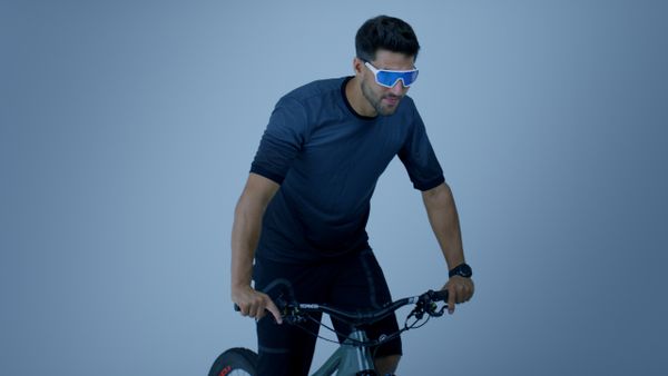 REV Sportbrille  sky white  M