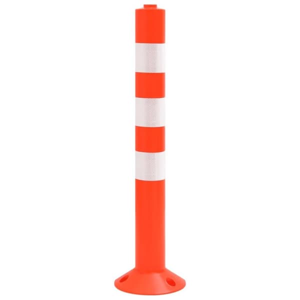 vidaXL Sperrestolper 10 stk 75 cm PE