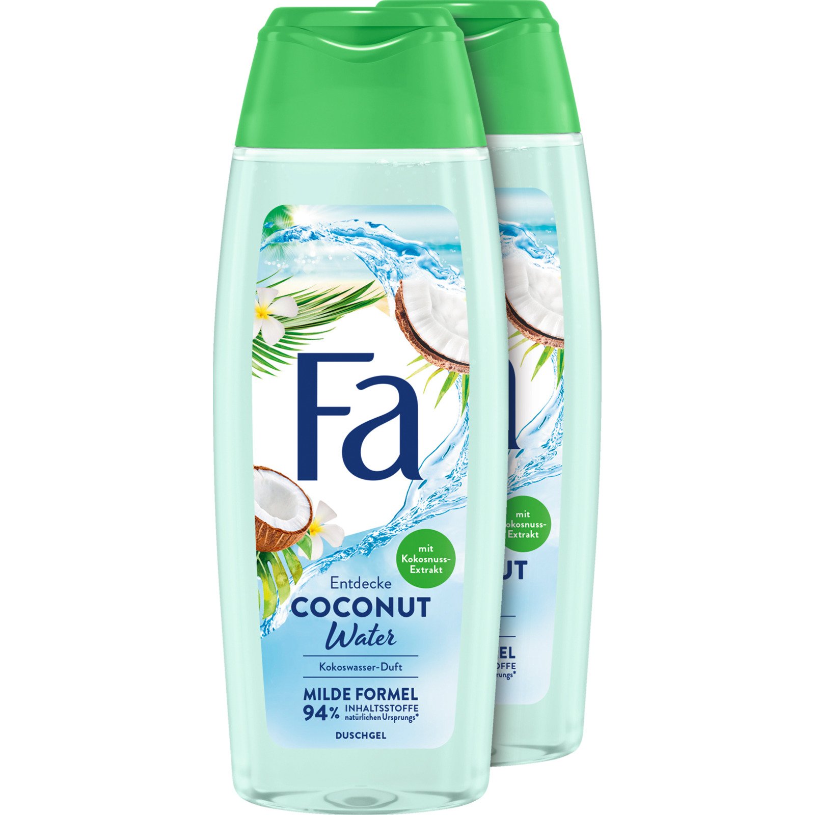 Fa Duschgel Coconut Water 2 x 250 ml