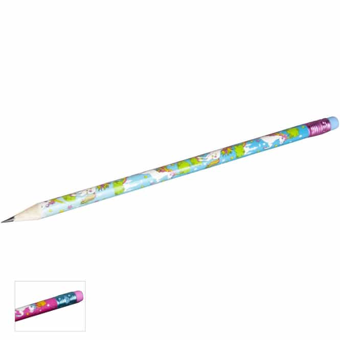 Bleistift mit Radierer - verschiedene Motive - 1 Stück