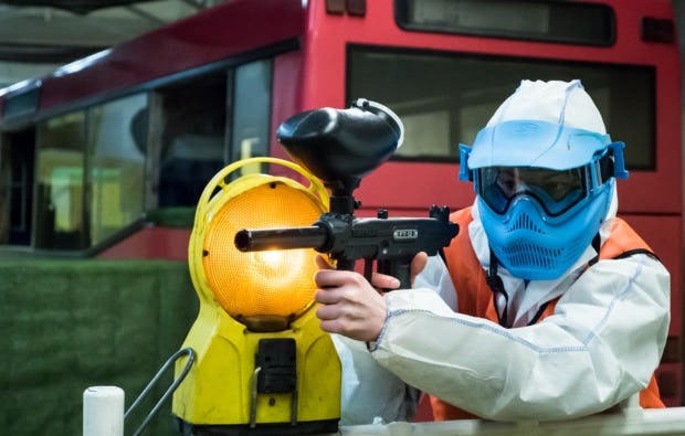 Paintball spielen in Hamburg als Geschenk