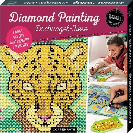 Die Spiegelburg - Diamond Painting Dschungel-Tiere (100% selbst gemacht)