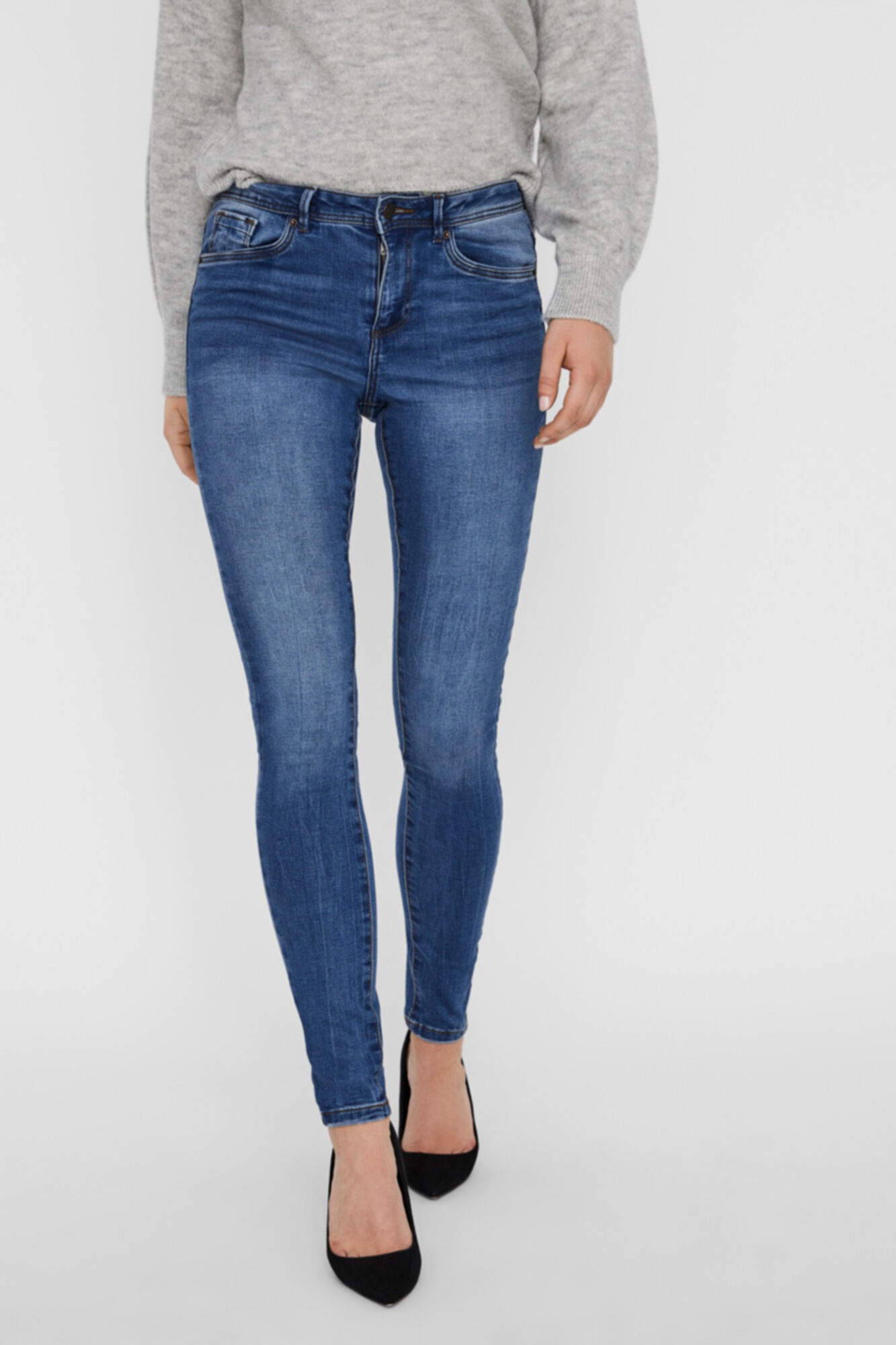 Calça jeans skinny Tanya - Azul