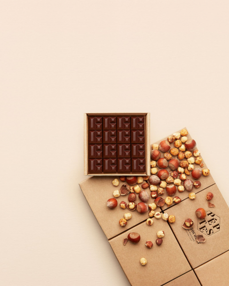 Coffret Pépites Praliné Chocolat Noir | Le Chocolat Alain Ducasse 150g