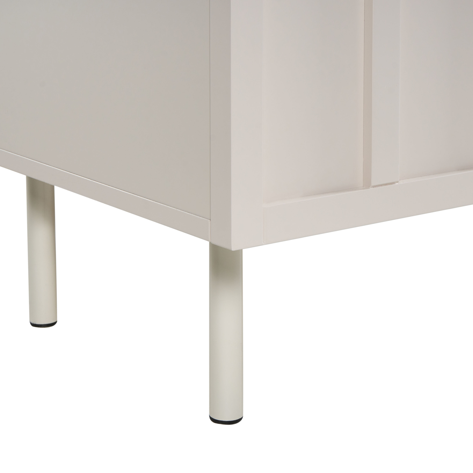 Beliani - CLUNES - TV-meubel - Lichtbeige - MDF