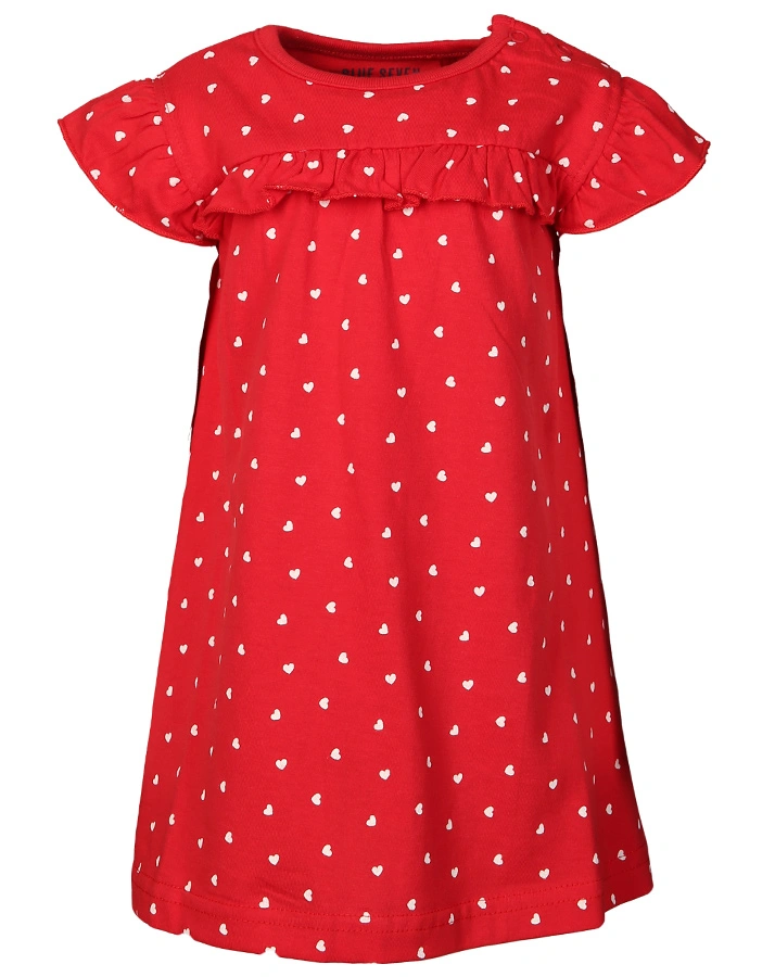 Kleid LIFE IS FLOWERFUL in rot