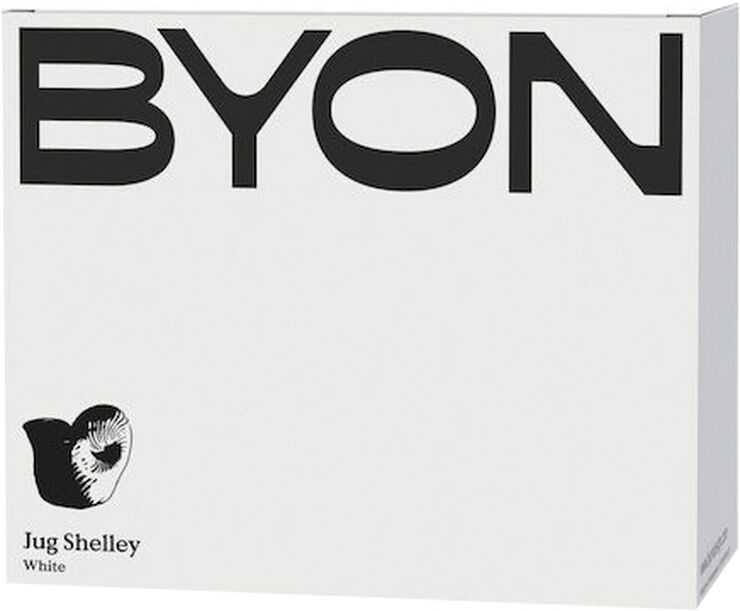 BYON Jug Shelley White