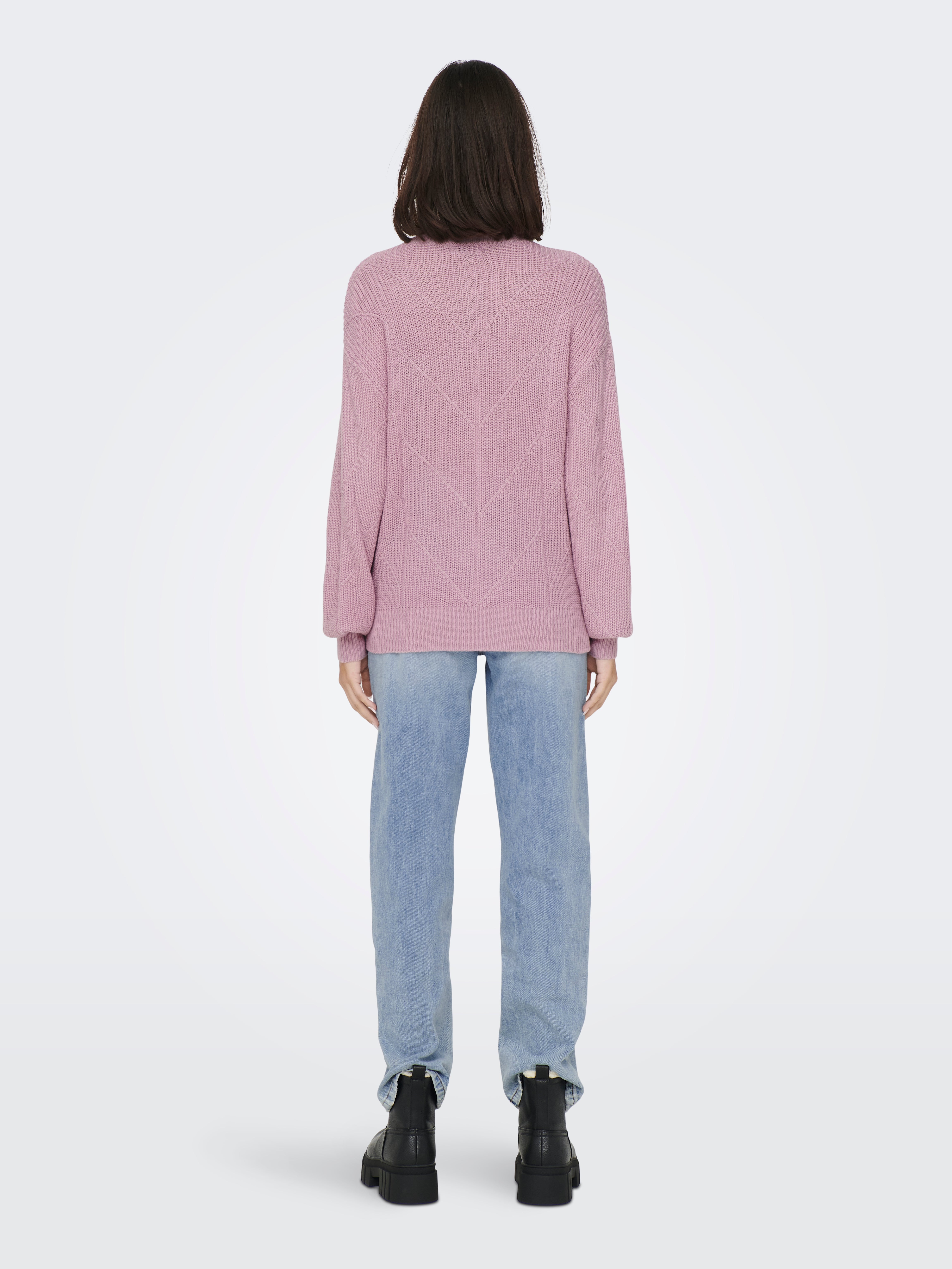 JDYLENETTE Strickpullover Mauve Mist