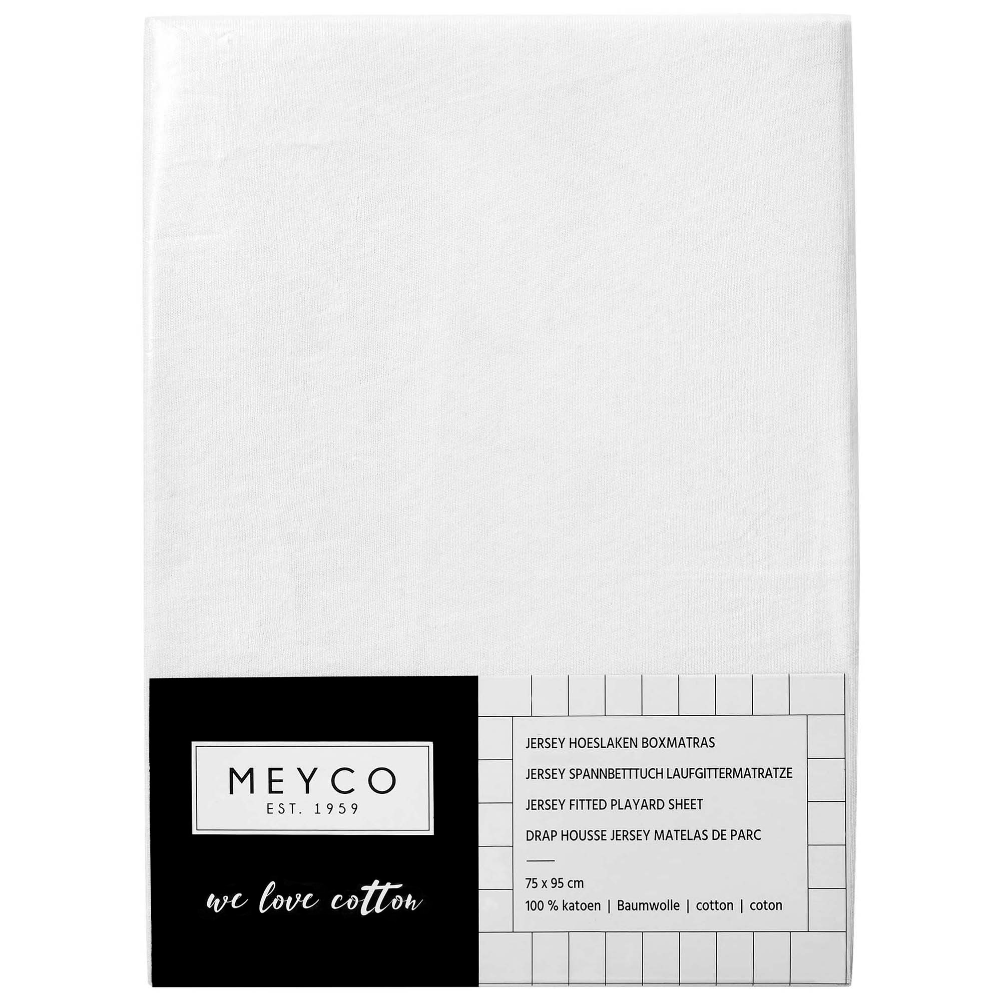 Meyco boxmatrashoes jersey 75x95cm wit