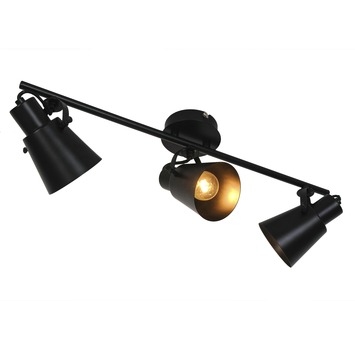GAMMA opbouwspot Sorrento 3-lichts mat zwart