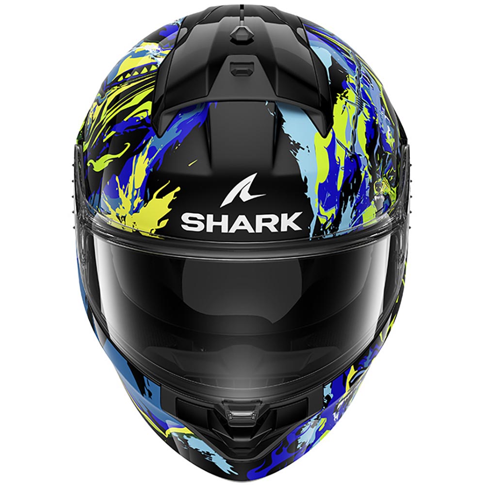 Shark - Casque Ridill 2 Racing Beast Noir / Bleu / Jaune fluo / Brillant