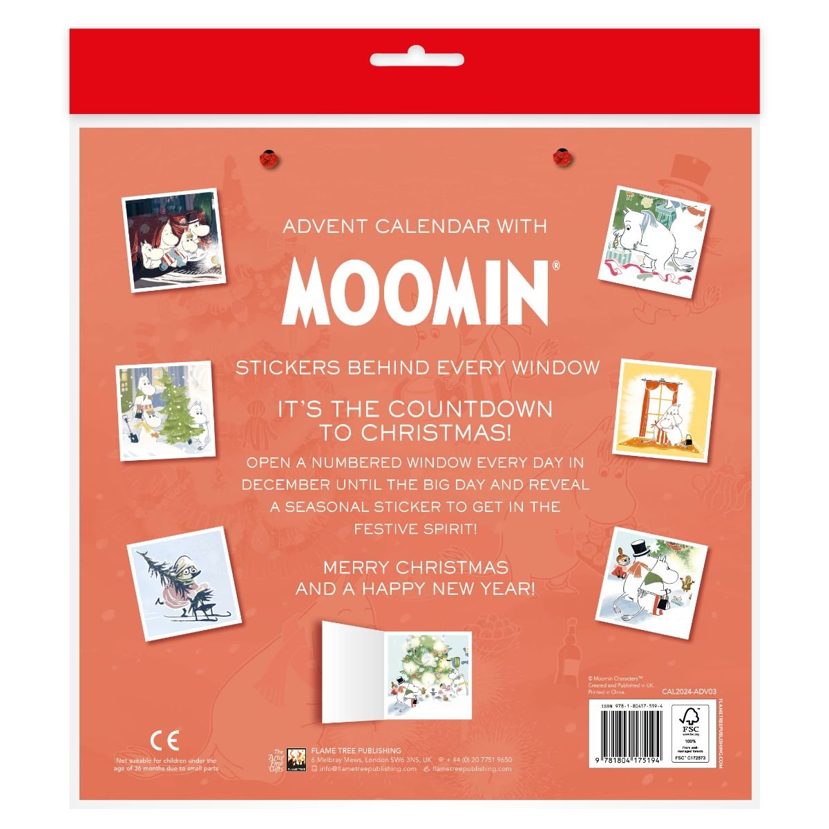 Moomin: Preparing for Christmas Advent Calendar (with stickers) (Calendar)