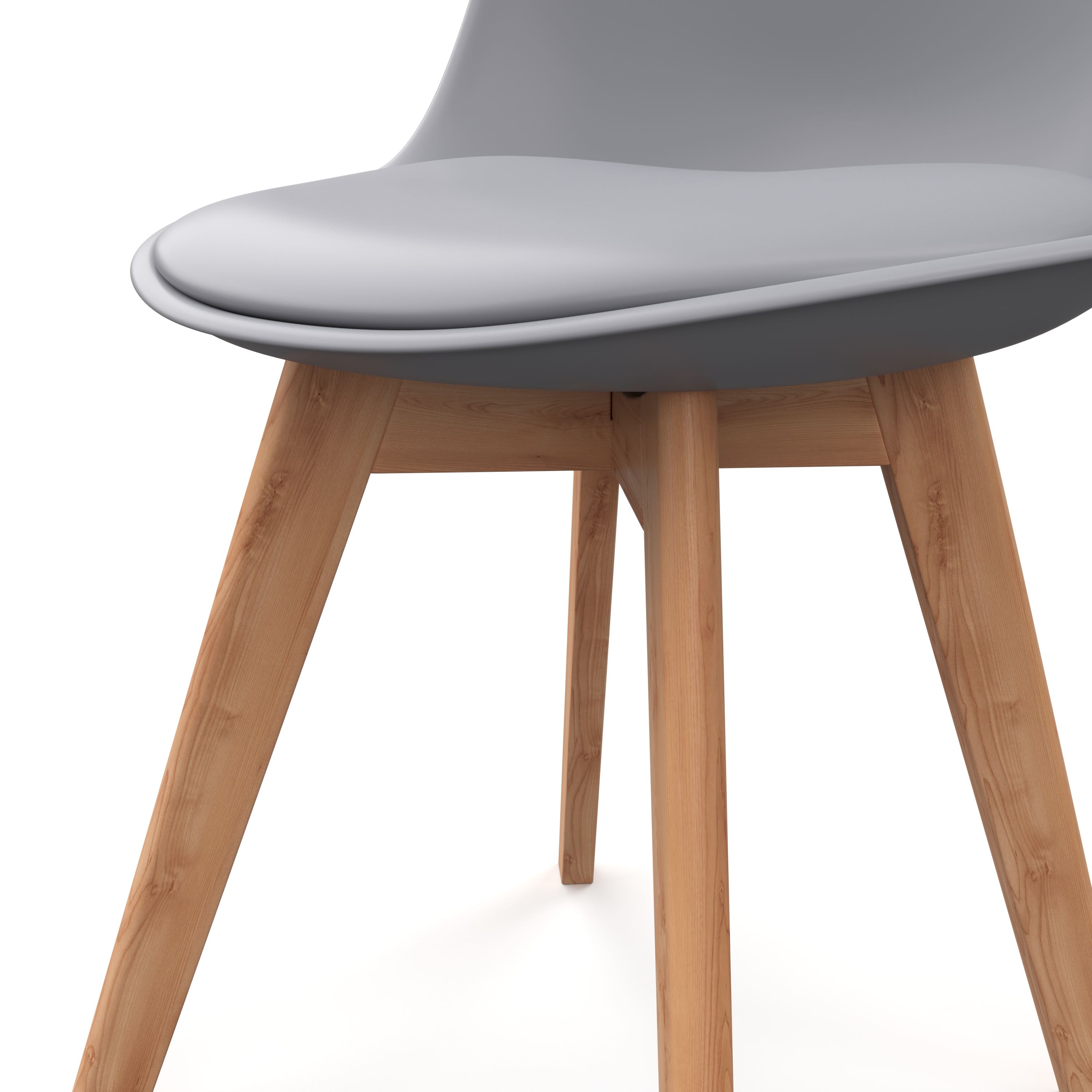 Esszimmerstuhl AMELIA 2er Set grau