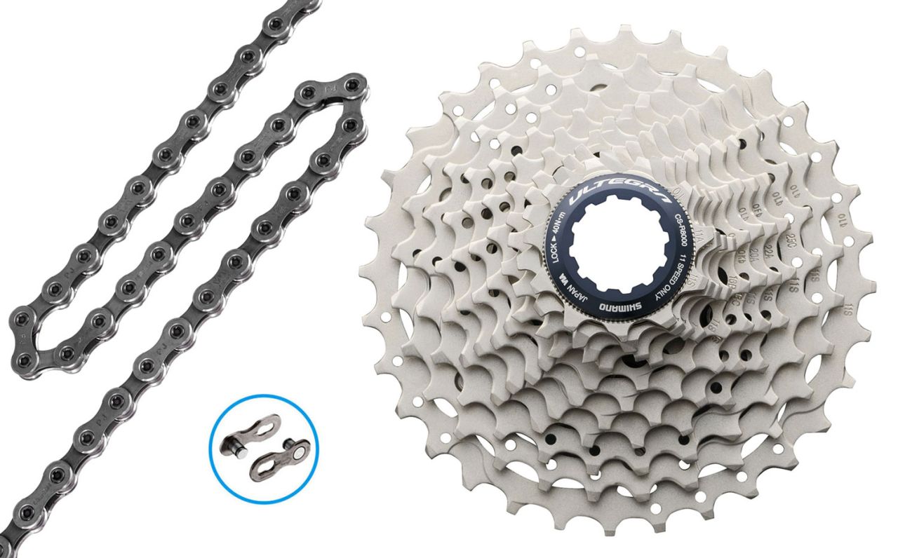 Shimano ULTEGRA CN-HG701+CS-R8000 11-fach Verschleissset 11-30 kaufen | Bike-Discount