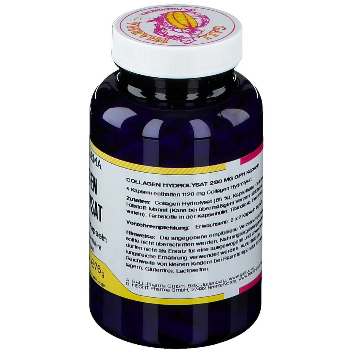 GALL PHARMA Collagen Hydrolysat 280 mg GPH Kapseln