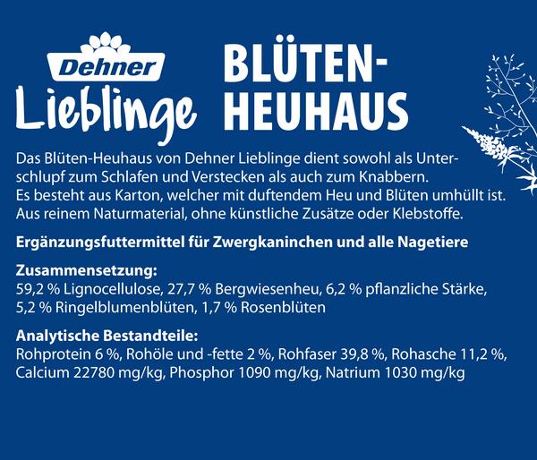Dehner Lieblinge Nagersnack Blüten-Heuhaus