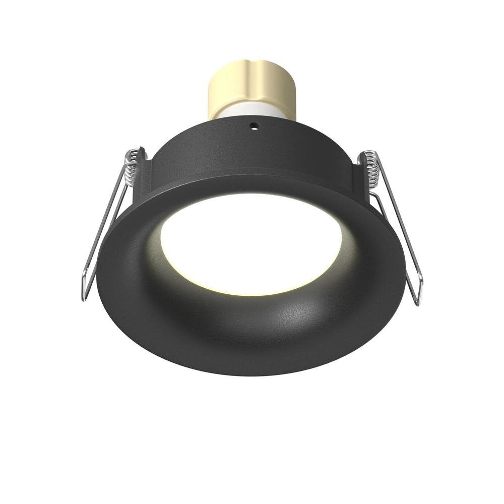 Slanke inbouwspot in zwart GU10 IP65