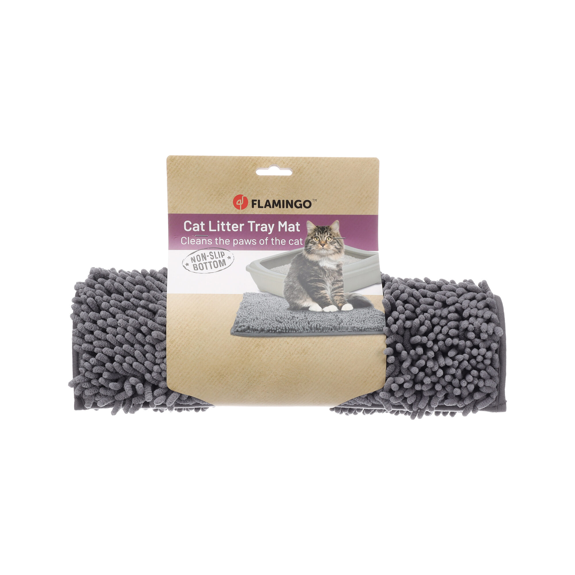 Flamingo Kattenbakmat Rutt