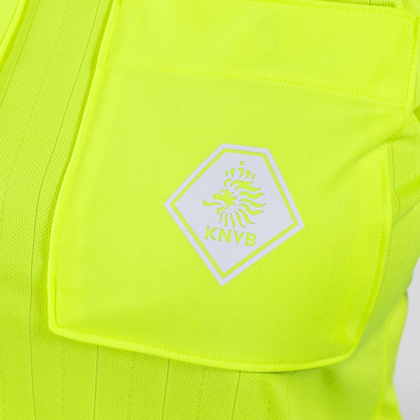 Nike KNVB Scheidsrechterstenue Lange Mouwen 2024-2026 Dames Neongeel Zwart
