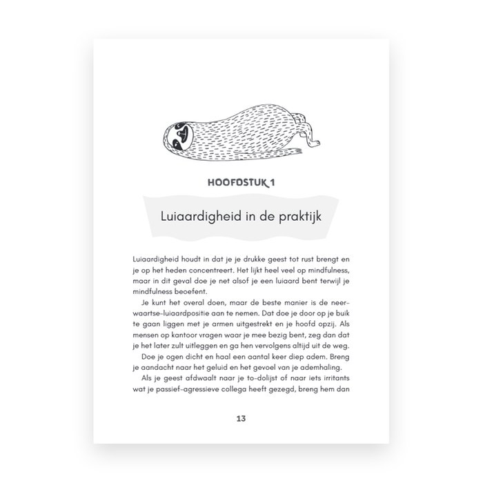 Leef meer als een luiaard