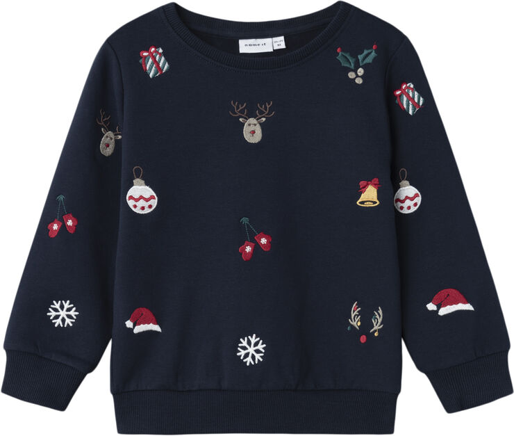 Name It NMNRKRINGLE NREG SWEAT BRU Blå