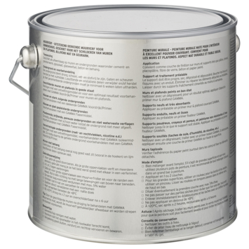 GAMMA muurverf mat 2,5 L dolomiet