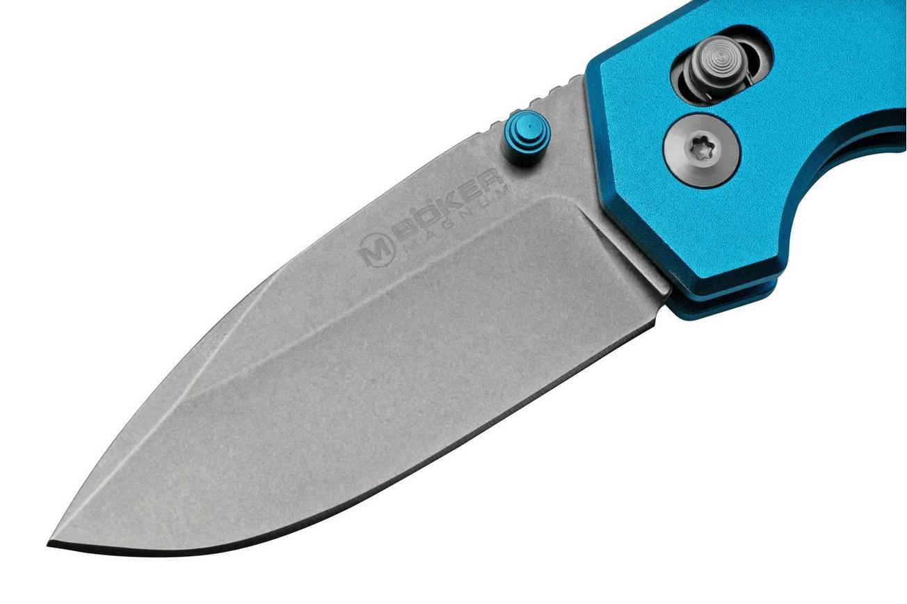 Böker Magnum Rockstub 01SC711 Blue Elox, zakmes
