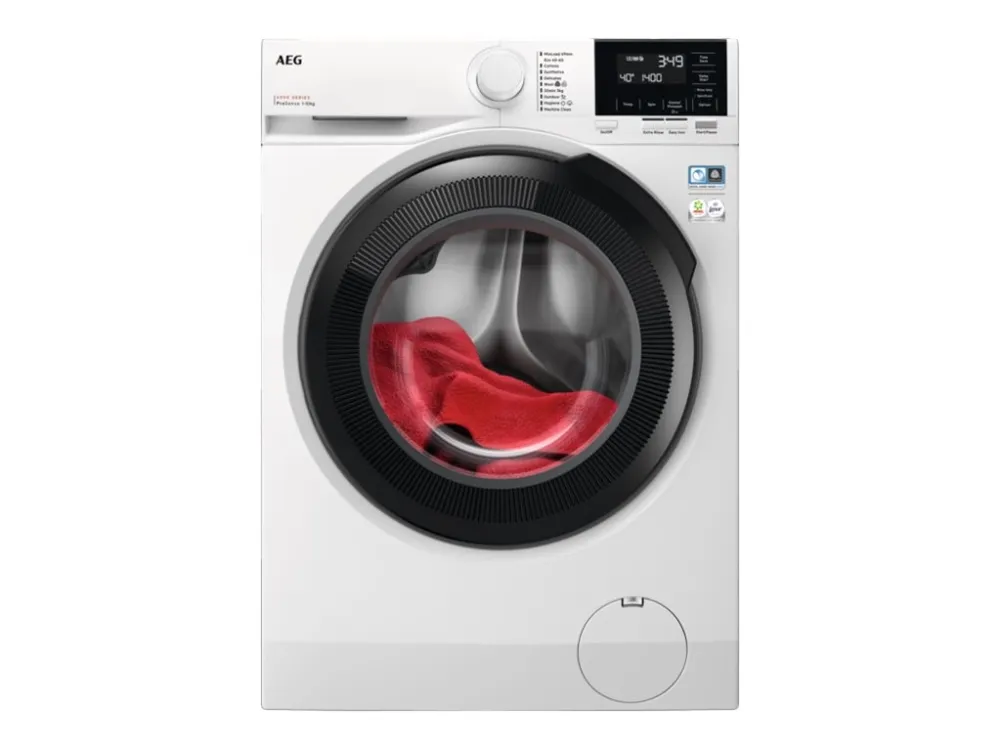 AEG 6000 Series LR624L14P - Vaskemaskine - bredde: 59.7 cm - dybde: 66 cm - højde: 84.7 cm - frontbetjening - 68.6 liter - 10 kg - 1400 rpm