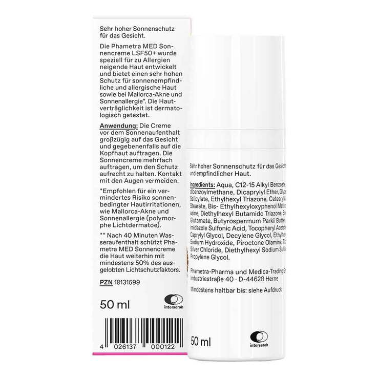Sonnencreme LSF 50 + Kids, 50 ml
