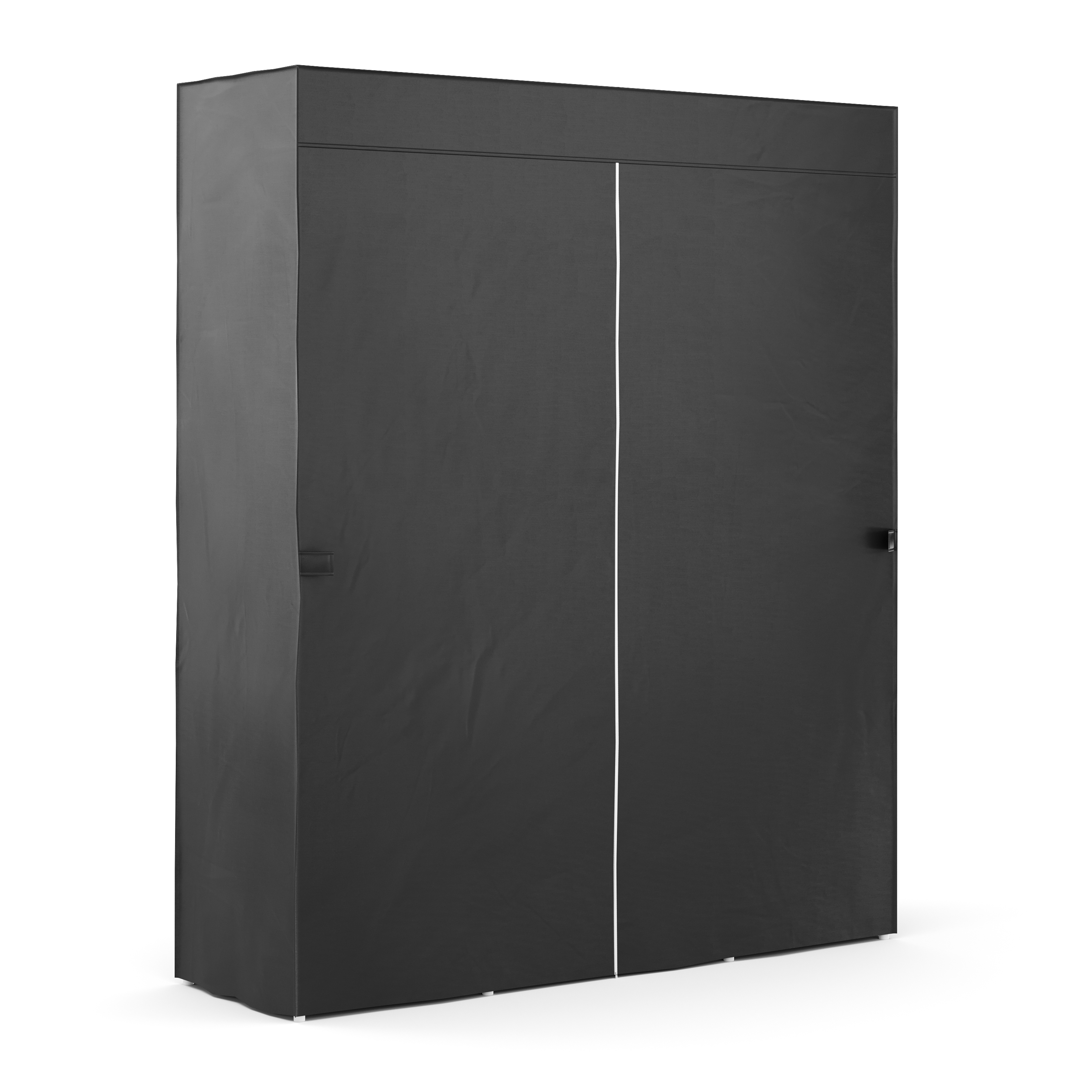 Faltschrank 150 x 45 x 180 cm schwarz