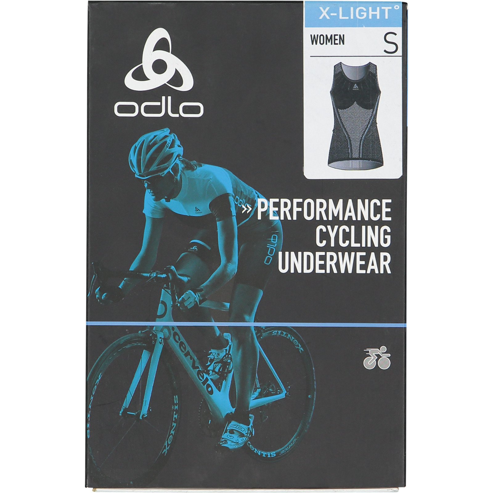 Odlo Damen-Top Bike Performance Breathe X-Light L, schwarz