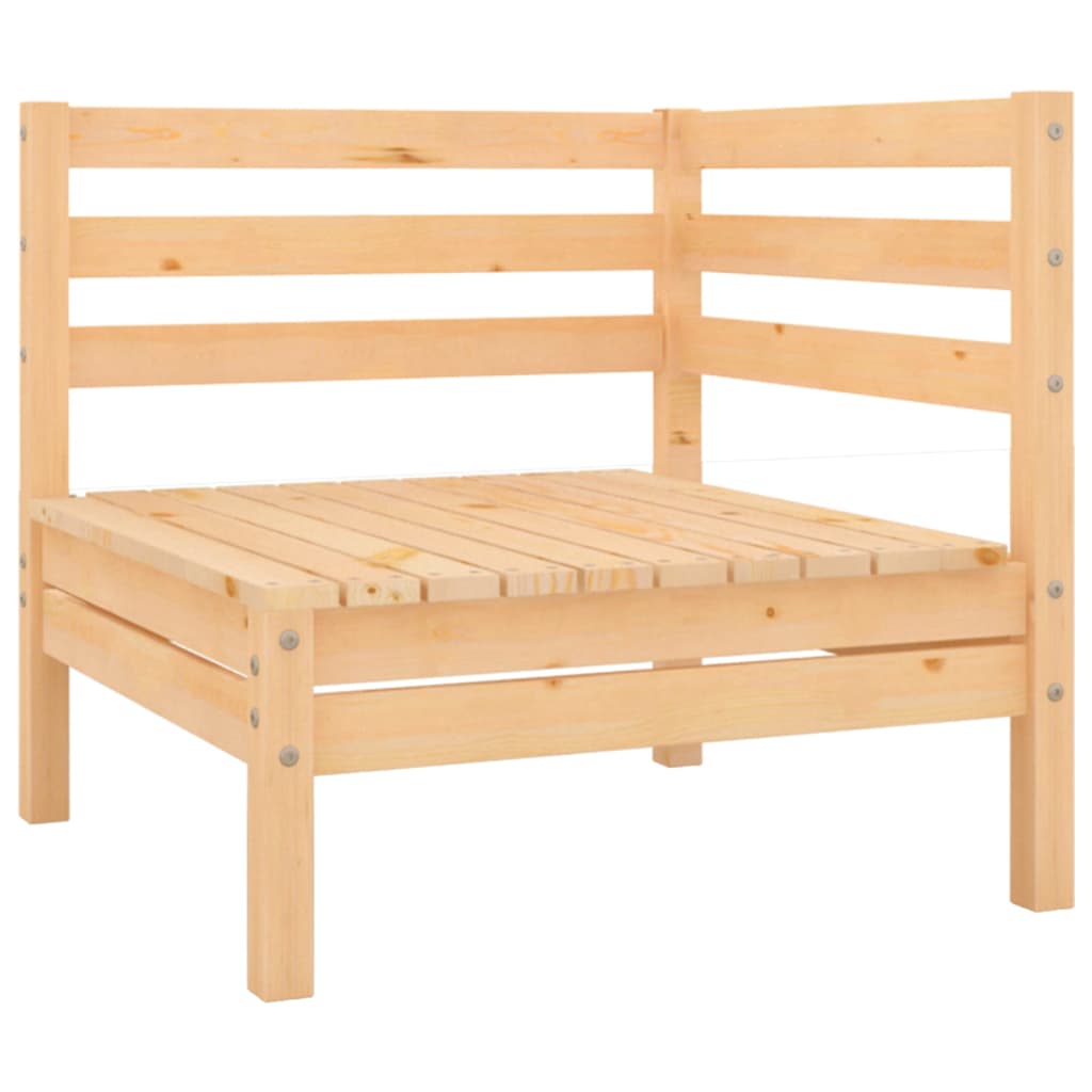 Salon de jardin meuble d'extérieur ensemble de mobilier 4 pièces bois de pin massif